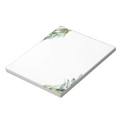 Elegant Eucalyptus Greenery Notitieblok (Gedraaid)