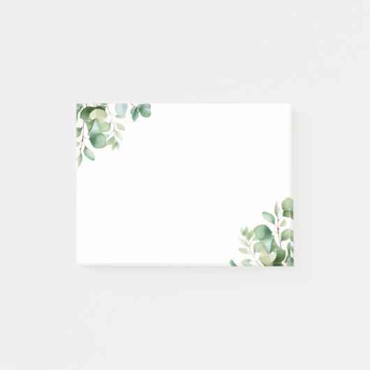 Elegant Eucalyptus Greenery Post-it® Notes (Voorkant)