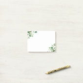 Elegant Eucalyptus Greenery Post-it® Notes (Op bureau)