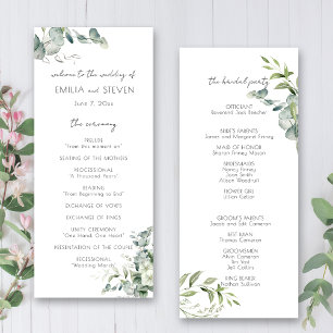 Elegant Eucalyptus Greenery Programma