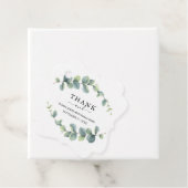 Elegant Eucalyptus Greenery Wedding  Bedankjes Labels (In situ)