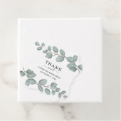Elegant Eucalyptus Greenery Wedding  Bedankjes Labels (In situ)