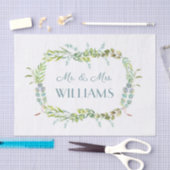 Elegant Eucalyptus Greenery Wedding & Jubileum Tissuepapier (Craft)