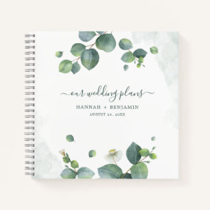 Elegant Eucalyptus Greenery Wedding Planner Notitieboek