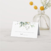 Elegant Eucalyptus Leaves Greenery Gold Wedding (Voorkant)