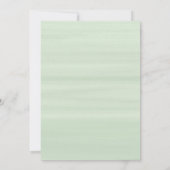 Elegant Eucalyptus Leaves Wedding Rehearsal Dinner Kaart (Achterkant)