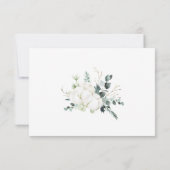 Elégant Eucalyptus Mariage RSVP (Dos)