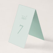 Élégant Eucalyptus Mint Boho Chic (Back)