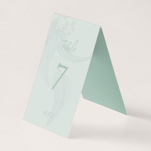 Élégant Eucalyptus Mint Boho Chic (Front)