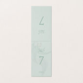 Élégant Eucalyptus Mint Boho Chic (Outside Unfolded)