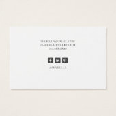 Elégant Eucalyptus Porte Bijoux Cartes d'Affichage (Dos)