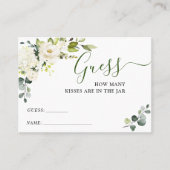 Elegant Eucalyptus raden hoeveel gamekaart Visitekaartje (Voorkant)