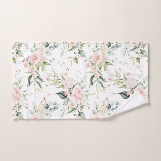 Élégant Eucalyptus rose (Serviette à main)