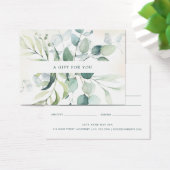 Elégant Eucalyptus Rustic Certificat Cadeau Rustiq (Bureau)