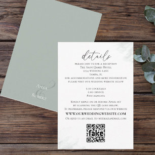Elegant Eucalyptus Simple Website - Details Informatiekaartje