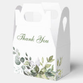 Elegant Eucalyptus Waterverf Greenery Bedankdoosjes (Geopend)