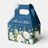 Elegant Eucalyptus Waterverf Greenery Favor Box Bedankdoosjes (Voorkant Zijde)