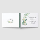 Elegant Eucalyptus Wedding Gastenboek (Volledig)