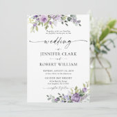 Elegant Eucalyptus Wedding Invitation Kaart (Staand voorkant)