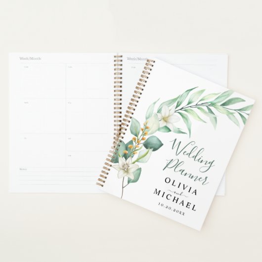 Elegant Eucalyptus Wedding Planner (Display)