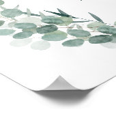 Elegant Eucalyptus Wedding Poster (Hoek)