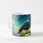 Elégant européen Starling Mug Nature's Iridescente (Devant gauche)