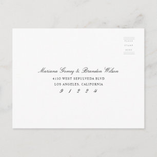 Élégant événement Mariage de carte de réponse Rsvp