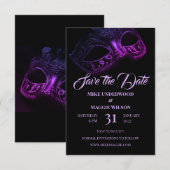Elegant Evening Wedding Save the Date (Voorkant / Achterkant)