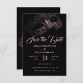 Elegant Evening Wedding Save The Date (Voorkant / Achterkant)