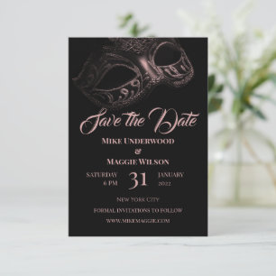 Elegant Evening Wedding Save The Date
