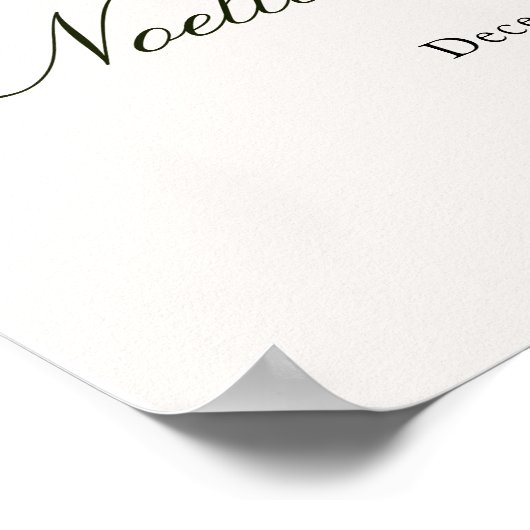 Elegant Evergreen Arch Vrijgezellenfeest Welkom Poster (Hoek)