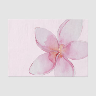 Elegant Exotic Hawaiian Plumeria Flower Tissuepapier