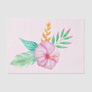 Elegant Exotic Hawaiian Tropical Bouquet Tissuepapier