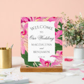 Elégant Exotic Rose Orchidée Fleurs Mariage Bienve (Mariage)