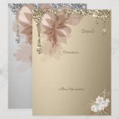 Elegant Extravaganza Details Directie Kaart (Voorkant / Achterkant)