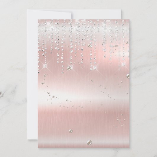 Elégant fabuleux anniversaire Invitation (Dos)