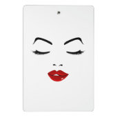 Elegant Face Mini Klembord (Achterkant)