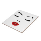 Elegant Face Tegeltje (Zijkant)