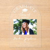 Élégant Faire-part de diplôme de fin d'études (Recto)