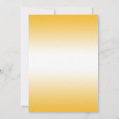 Élégant faire-part de diplôme de haut niveau de ré (Dos)