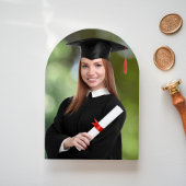 Élégant Faire-part de diplôme du Collège photo