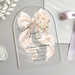 Élégant faire-part de Fête de Mariage Floral