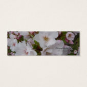 Élégant Faire-Part de Fleurs de Cerisier (Dos)