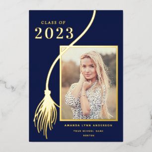 Élégant Faire-part de graduation de la marmotte d'