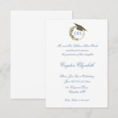 Élégant Faire-part de graduation et Invitations de (Devant / Derrière)