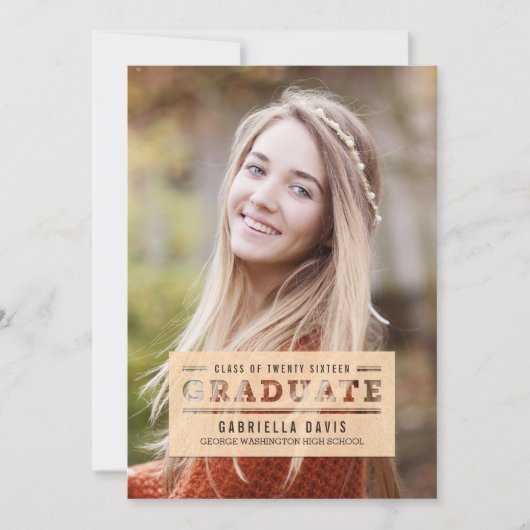 Élégant Faire-part de la coupe (Devant)