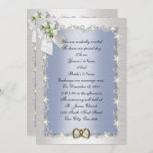 élégant faire-part de mariage (Devant / Derrière)