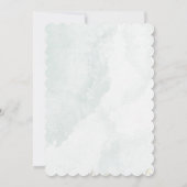 Élégant Faire-part de mariage à fleurs Narcissus (Dos)