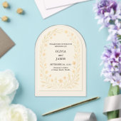 Élégant Faire-part de mariage acrylique transparen (Insitu (Mariage))