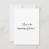 "Elégant Faire-part de mariage aquarelle | Modifia (Dos)